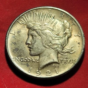 Dólar de la paz 1921 alto relieve - Imagen 1 de 6