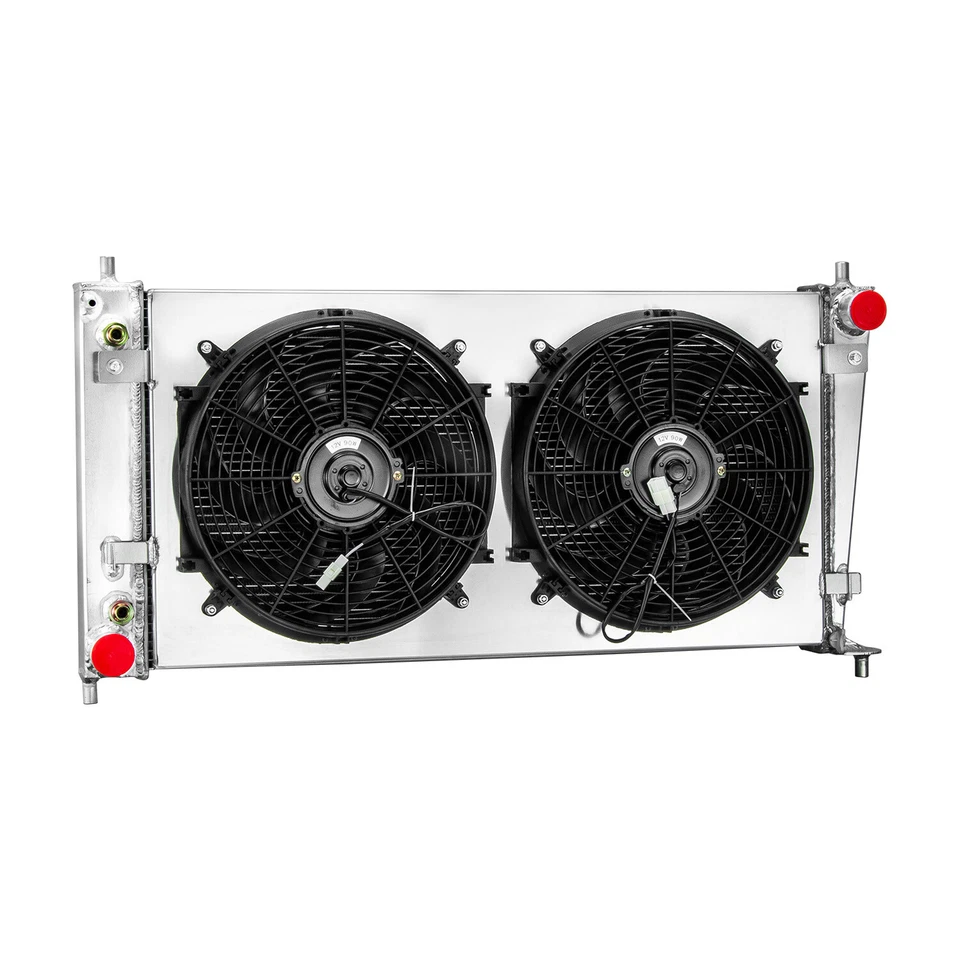 Aluminum Radiator +Shroud Fan for 1999-2004 Ford F150, F250,F350 Lincoln 4.2L Foto 1 de 4