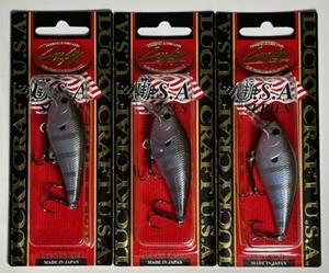 Lucky Craft Fat CB BDS Magic 2.2 DRS (LOT OF 3) Ghost Blue Gill 895GBLGL - Picture 1 of 3