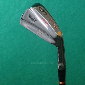 Wilson Staff Fluid Feel 1989 Forged Single 6 Iron Dynamic Gold Steel Stiff - Picture 1 of 2
