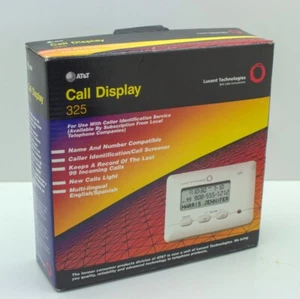Vintage AT&T Telephone Call Display 325 Caller ID Device By Lucent - Zdjęcie 1 z 4