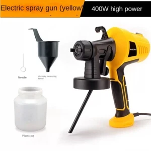 Pistola a Spruzzo Elettrica per Uso Domestico Vernice Vernice Lattice Vernice Spruzzatore Piccola 400W - Foto 1 di 10