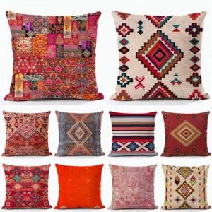 Ethnic Pillowcase Printed Pillowcase Lumbar Pillowcase Sofa Cushion Cover Ethnic - Picture 1 of 31