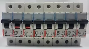 Legrand 2A 3A 6A 10A 16A 20A 32A 40A 50A 63A Ka Single Pole Sp 1P Type B C D MCB - Picture 1 of 2