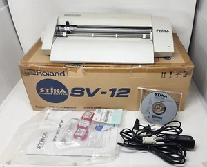 Roland Stika SV-12 Vinyl Cutter Plotter Design Cutter Working Lightly Used - Picture 1 of 9