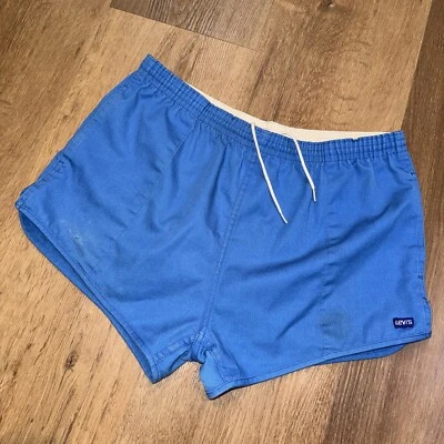 Pantalones Cortos Levi’s Para Hombre Medianos De Colección Años 70 80 Gimnasio Atlético Correr Levis Bolsillos de 2.5" Foto 1 de 4