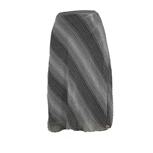 Venezia Striped A Line Lined Modest MIDI Skirt Womens Size 18/20 Stretch Waist - Picture 1 of 10