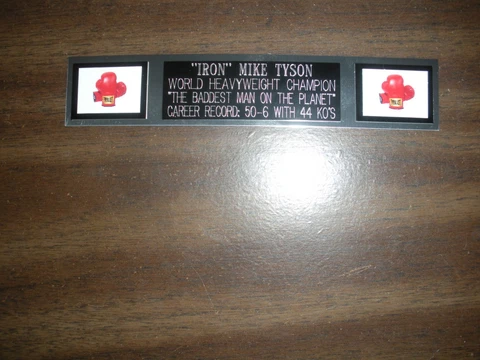 MIKE TYSON (BOXING) ENGRAVED NAMEPLATE FOR PHOTO/POSTER/GLOVES/TRUNKS Cover