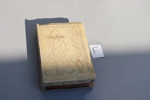 Vintage Holy Bible 1950's New American Catholic Edition Military Service Record - Bild 1 von 9