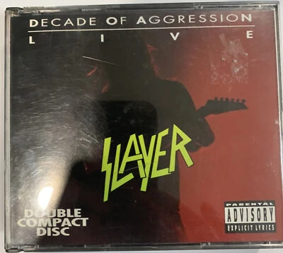 Slayer ‎– Decade Of Aggression Live CD 1991 Def American ‎– 9 26748-2 [ORIGINAL] - Image 1 of 4