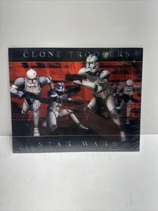 Star Wars Clone Troopers Lenticular 3D - Poster Edizione Limitata 2005 Vivid Vision - Foto 1 di 2