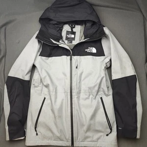 North Face Mens Small Gray Black Thermoball Eco Dryvent Hood Ski Snow Shell Work - Picture 1 of 12