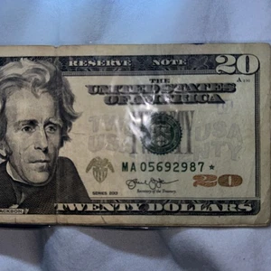 Federal Reserve $20 Star Note, 2013 MG 00229338 * - Picture 1 of 2
