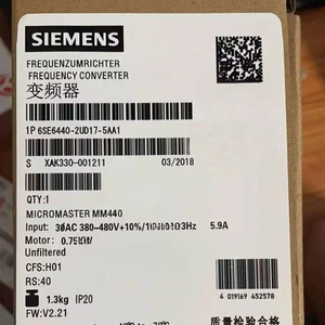 Nuevo Siemens 6SE6440-2UD17-5AA1 envío rápido - Imagen 1 de 1