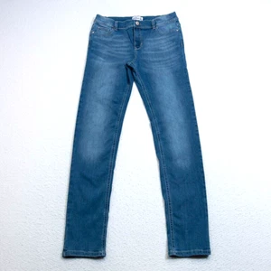Jordache Jeans Girls 18 - 28x30 Skinny Fit Med Blue Wash Denim Pants - Picture 1 of 13
