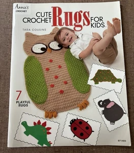 Crochet Rug Patterns Annie’s “Cute Crochet Rugs for Kids” by Tara Cousins - Picture 1 of 7