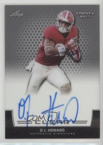 2017 Leaf Trinity Clear Auto OJ Howard #CA-OJH Rookie Auto RC - Picture 1 of 3
