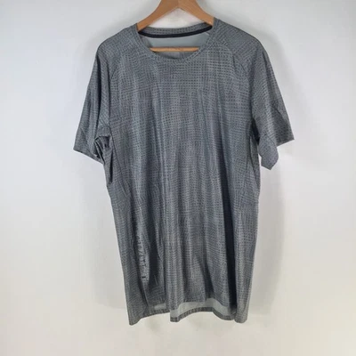 Lululemon Hombre Camiseta Talla XL Fitness Gimnasio Manga Corta Gris 122984 Foto 1 de 4