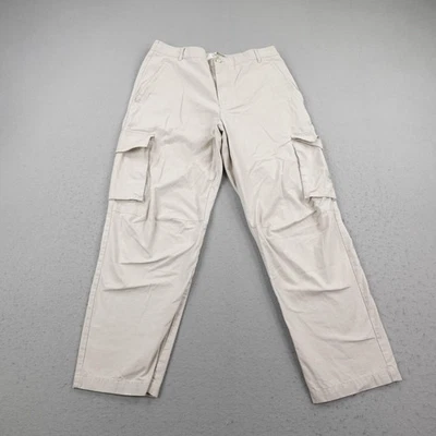 Alo Pantalones Para Hombres 34R Caqui Beige Tostado Ripstop Pantalón Carga Suelto Utilitario Foto 1 de 4