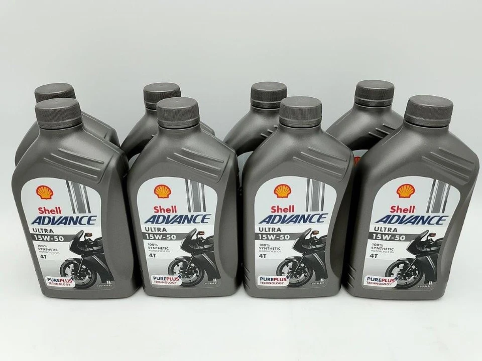 7,73€/l Shell Advance Ultra 4T 15W-50 8 x 1 L vollsynthetisch - Bild 1 von 1