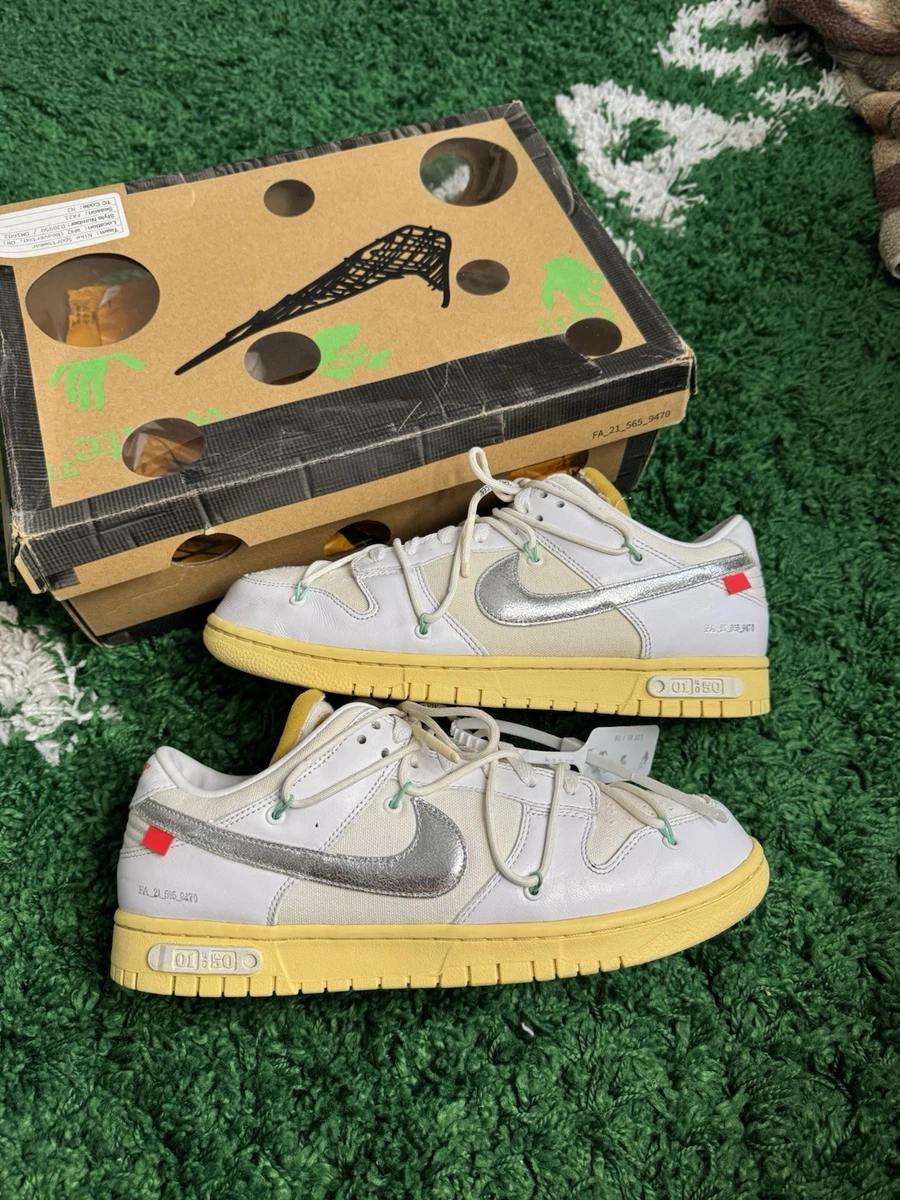 Nike Off-White x Dunk Low Lot 01 of 50 | eBay