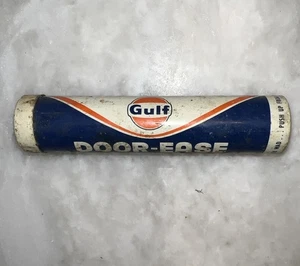 Vintage Gulf Gasoline Oil Company Door Ease 95-100% Voll Top Zustand Rarität - Bild 1 von 7