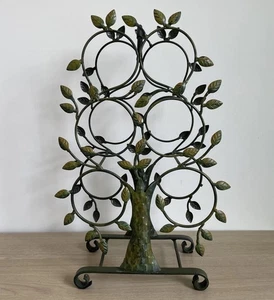 6 Flaschen Baum Grün Arbeitsplatte Weinregal Metall 19" hoch x 12" breit x 6" tief - Bild 1 von 9