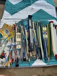 Lot Of 95+ Sets Knitting Needles -Boye, Susan Bates, Phildar - Picture 1 of 13