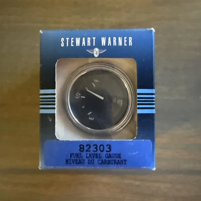 Medidor de nivel de combustible eléctrico Stewart Warner Deluxe 2-1/16" 33/240 ohmios 82303 Foto 1 de 4