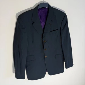 Paul Smith Herren Langarm Knopf Schwarz Wolle Blazer Italienischer Designer Größe 42 - Bild 1 von 11