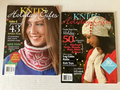 2 Interweave Knits Holiday Gifts Magazines December 2011 and 2012 Paperback - Image 1 of 4