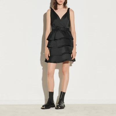 Vestido para mujer Sandro Paris talla 40 FR/L con volantes SFPRO01300 Foto 1 de 4