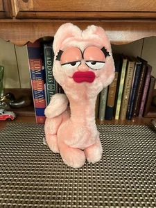 Vintage 10,5 Zoll Dakin Garfield Arlene Mädchen rosa Katze Stofftier Plüschtier 1984 - Bild 1 von 7