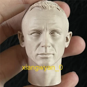 Painted 1:6 Agent Bond Daniel Craig Head Sculpt For 12" Male Action Figure Body - Picture 1 of 5