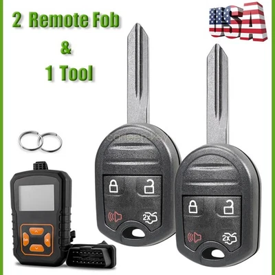 2 nuevos llaveros remotos de repuesto para coche con kit de herramientas para Ford Explorer 2011-2015 Foto 1 de 4