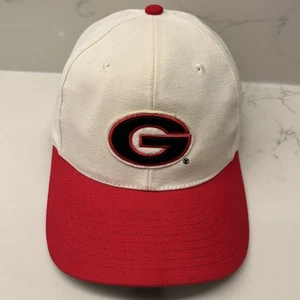 Vintage Nike Georgia Bulldogs Mütze Snapback rot creme NCAA Team Kappe verstellbar - Bild 1 von 6