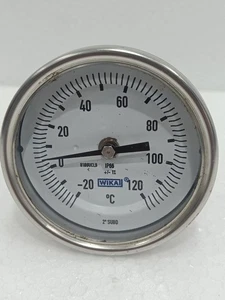 INDICADOR DE TEMPERATURA ANALÓGICO WIKA SS -20°C A 120°C CALIBRE BIMETÁLICO IP66 ENVÍO RÁPIDO - Imagen 1 de 11
