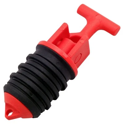 Enchufe de drenaje flotante Atlantis-negro para moto acuática Sea-Doo GTS 1992-1994 Foto 1 de 2