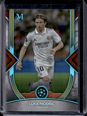 2022 Topps Museum Collection UEFA Luka Modric Sapphire #/75 Real Madrid - Image 1 of 2