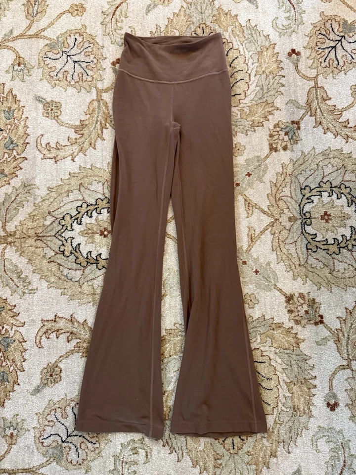 Lululemon Pants Womens Brown Groove Flare Yoga Athletic Stretch High Rise XS - Image 1 of 3