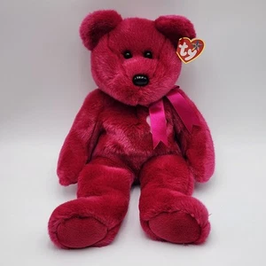 TY Beanie Buddy 14" VALENTINA the Valentine's Bear Vintage Ty Stuffed Animal NWT - Picture 1 of 7