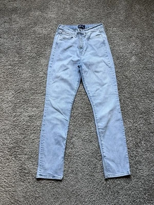 Pantalones de mezclilla ajustados GAP vintage de tiro alto lavado claro para mujer talla 8 de alto Foto 1 de 4