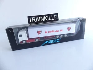 HIGH SPEED / MAGIC 1:87 CAMION MERCEDES BENZ + REMORQUE LA VACHE QUI RIT - Imagen 1 de 5