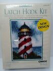 Vintage Caron WonderArt Latch Hook Kit 4107 Sailor Beacon Lighthouse 15 x 20