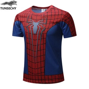 Spiderman Red Design 3D Casual Kids T-Shirts Jumper or Superman (8 to 16yrs) - Picture 1 of 12
