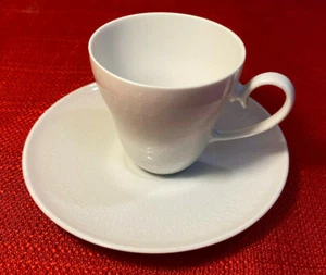 Juego de tazas y platillos Rosenthal "Romance" Demitasse blancos ~ Alemania - Imagen 1 de 10