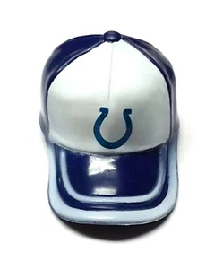 INDIANAPOLIS COLTS NFL MINI PLASTIC CAP HAT 2" LONG NEW OFFICIALLY LICENSED - Picture 1 of 2