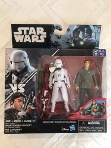 Star Wars Poe Dameron & Snowtrooper Officer 3.75" Figure 2-Pack Hasbro 2016 New - Picture 1 of 2