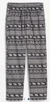 Old Navy Flannel Pajama Pants for Men Polar Bears Size L Large NWT - Image 1 of 4
