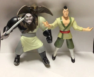 McDonalds Happy Meal Spielzeug Konvolut 2 verschiedene Mulan Toys von 1998! Shan-Yu & Shang - Bild 1 von 7